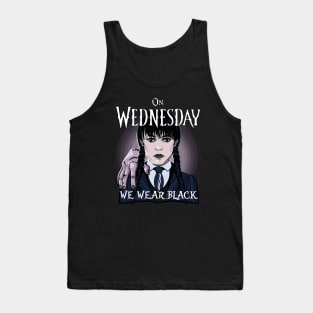 On Wednesday We Wear Black Tank Top